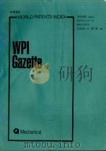 WORLD PATENTS INDEX WPI GAZETTE WEEK 9406 1994 PDF电子版封面