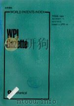 WORLD PATENTS INDEX WPI GAZETTE WEEK 9409 1994 PDF电子版封面