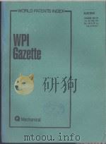 WORLD PATENTS INDEX WPI GAZETTE WEEK 9419 1994 PDF电子版封面