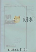 WORLD PATENTS INDEX WPI GAZETTE WEEK 9444 1994 PDF电子版封面