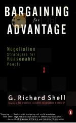 BARGAINING  NEGOTIATION STRATEGIES FOR REASONABLE PEOPLE FOR ADVANTAGE（1999 PDF版）