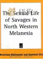 THE SEXUAL LIFE OF SAVAGES   IN NORTH-WESTERN MELANESIA（1929 PDF版）