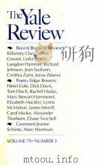 THE YALE REVIEW VOL.79 NUMBER 3 1990 PDF电子版封面 WENDY WIPPRECHT BRUCE HAINLEY