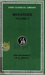 MENANDER VOLUME 2 1996 PDF电子版封面 W.G.ARNOTT