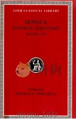 SENECA NATURALES QUAESTIONES BOOKS 1-3（1999 PDF版）