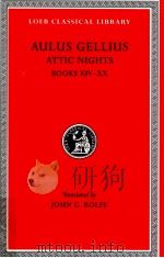 AULUS GELLIUS ATTIC NIGHTS BOOKS XIV-XX（1999 PDF版）