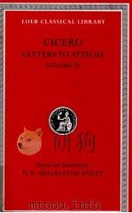CICERO LETTERS TO ATTICUS VOLUME 4（1999 PDF版）