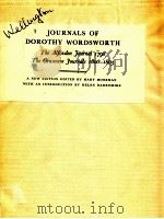 THE ALFOXDEN FOURNAL 1789 THE GRASMERE FOURNALS 1800-1803 JOURNALS OF DOROTHY WORDSWORTH（1971 PDF版）