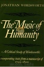 THE MUSIC OF HUMANITY 1969 PDF电子版封面