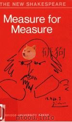 MEASURE FOR MEASURE 1971 PDF电子版封面 JOHN DOVER WILSON