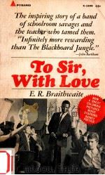 TO SIR WITH LOVE 1959 PDF电子版封面