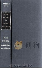 THE WORKS OF JOHN DRYDEN VOLUME XVII（1971 PDF版）