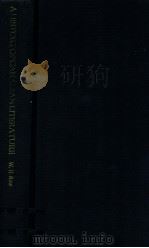 A HISTORY OF CANADIAN LITERATURE（1989 PDF版）