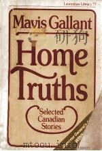 HOME TRUTHS SELECTED CANADIAN STORIES（1981 PDF版）