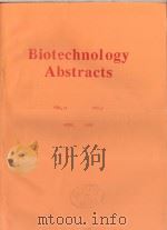 BIOTECHNOLOGY ABSTRACTS VOL.18 NO.9 APRIL 1999 1999 PDF电子版封面