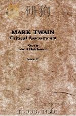 MARK TWAIN CRITICAL ASSESSMENTS VOLUME 4（1993 PDF版）