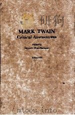 MARK TWAIN CRITICAL ASSESSMENTS VOLUME 3（1993 PDF版）
