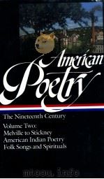 AMERICAN POETRY:THE NINETEENTH CENTURY VOLUME 2（1993 PDF版）