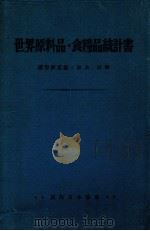 世界原料品 食糧品統計書（1942.11 PDF版）
