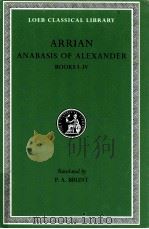 ARRIAN:ANABASIS OF ALEXANDER BOOKS I-IV（1976 PDF版）