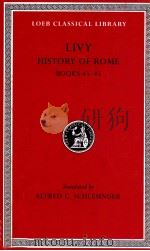 LIVY:HISTORY OF ROME SUMMARIES BOOKS XLIII-XLV（1951 PDF版）
