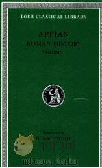 APPIAN:ROMAN HISTORY VOLUME I（1912 PDF版）