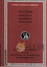 TACITUS:AGRICOLA 1970 PDF电子版封面 M.HUTTON