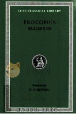 PROCOPIUS:BUILDINGS GENERAL INDEX 1940 PDF电子版封面 H.B.DEWING