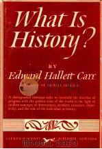 WHAT IS HISTORY?:the george macaulay trevelyan lectures delivered in the university of cambridge jan（1961 PDF版）