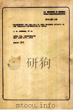 MEASUREMENT AND ANALYSIS OF PORE PRESSURE EFFECTS IN THE INELASTIC DEFORMATION OF ROCKS 1975 PDF电子版封面