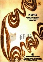 KWIC INDEX OF ROCK MECHANICS LITERATURE VOLUME 1（1969 PDF版）