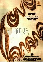KWIC INDEX OF ROCK MECHANICS LITERATURE VOLUME 2（1969 PDF版）