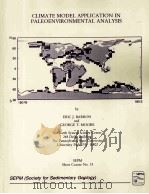 CLIMATE MODEL APPLICATION IN PALEOENVIRONMENATL ANALYSIS（1994 PDF版）