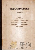 ENDOCRINOLOGY VOLUME 2 1979 PDF电子版封面 0808911686