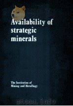 AVAILABILITY OF ATRATEGIC MINERALS（1980 PDF版）