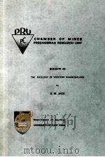 THE GEOLOGY OF WESTERN NAMAQUALAND（1980 PDF版）