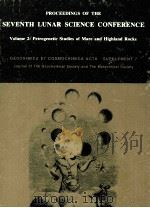 PROCEEDINGS OF THE SEVENTH LUNAR SCIENCE CONFERENCE VOLUME 2（1976 PDF版）