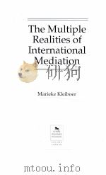 The Multiple Realities of International Mediation（1998 PDF版）