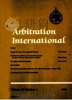 ARBITRATION INTERNATIONAL  VOLUME 10 NUMBER 4 1994（1994 PDF版）