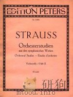 EDITION PETEERS Nr.4189e STRAUSS Orchesterstudien PDF电子版封面 kvarda