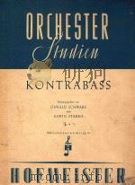 ORCHESTERSTUDIEN KONTRABASS（ PDF版）