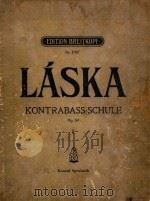 EDITION BREITKOPF NR.1937 KOMTRABAβ=SCHULE OP.50 BAND 1 PDF电子版封面