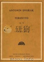 ANTONIN DVORAK TERZETTO OP.74 1977 PDF电子版封面