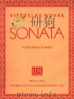 SONATA VIOLINO&PIANO 1949 PDF电子版封面