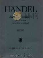 SIEBEN SONATEN FUR VIOLINE UND GENERALBASS（ PDF版）