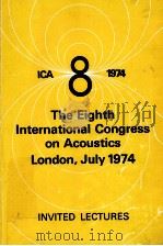 8TH ICA JULY 1974 INVITED LECTURES（1974 PDF版）