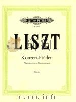 EDITION PETERS Nr.3605 FRANZ LISZT ZWEI KONZERTETUDEN FUR KLAVIER ZU ZWEI HANDEN（ PDF版）