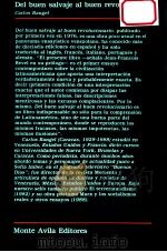 Del buen salvaje al buen revolucionario（1992 PDF版）