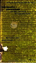 impregnation grammaticale 1980 PDF电子版封面 Cours Moyen