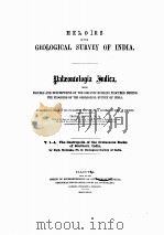 MEMOIRS GEOLOGICAL SURVEY OF INDIA（1867 PDF版）